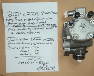 honda cr125 complete blueprinted Cylinder type A