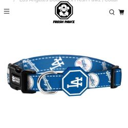 Los Angeles Dodgers Fresh Paws Dog Collar