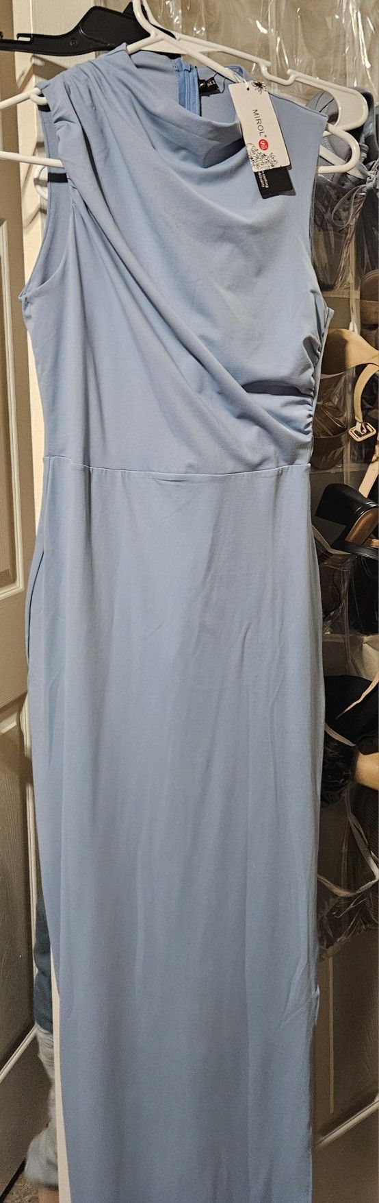 Blue Long Fancy Dress