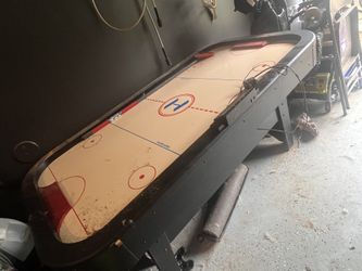 Cleaning Garage air hockey Table 