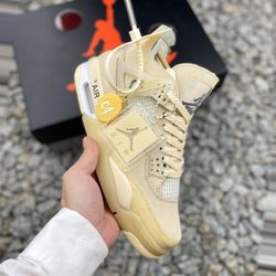 Jordan 4 Off White Sail 119