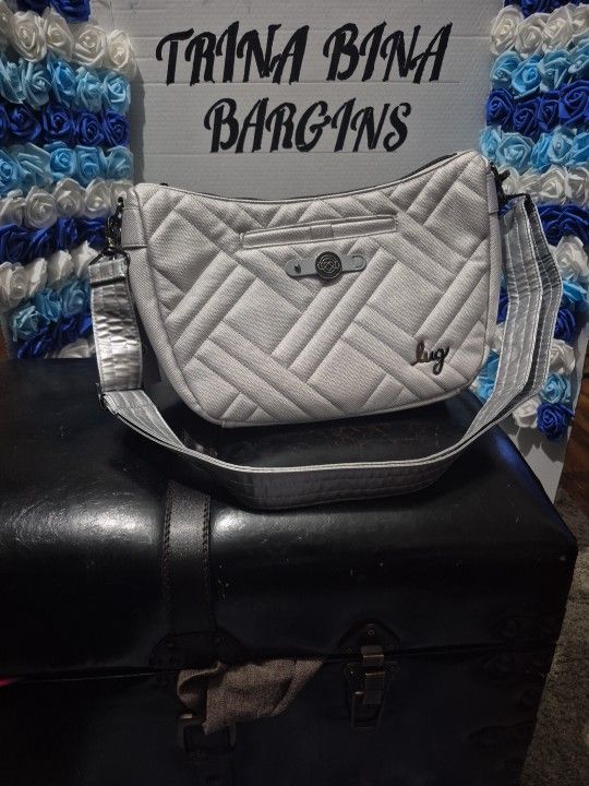 Lug Luxe VL Silver Purse