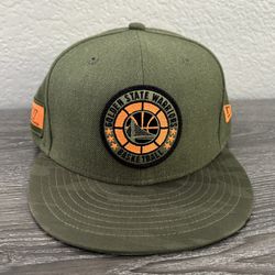 NBA Golden State Warriors Tipoff Series New Era 9Fifty Olive Snapback Hat