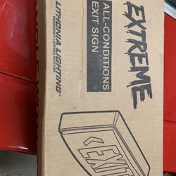 Weatherproof Exit Light