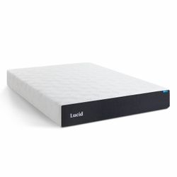 Used Mattress QUEEN LUCID 10 Inch Memory Foam Mattress