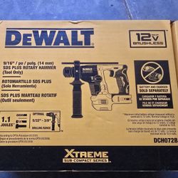 DEWALT XTREME 12-volt max 9/16" SDS-Plus SDS-plus Cordless Rotary Hammer Drill