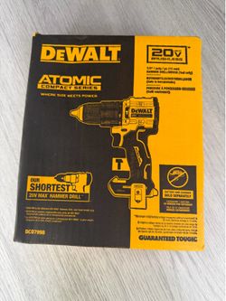 Dewalt ATOMIC 20-Volt MAX Brushless Cordless 1/2 in. Hammer Drill (Tool-Only)