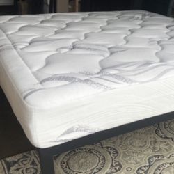 New 12” Cloud Memory Foam KING Size Mattress ONLY $350 or $440 with Metal Platform Bed Frame 