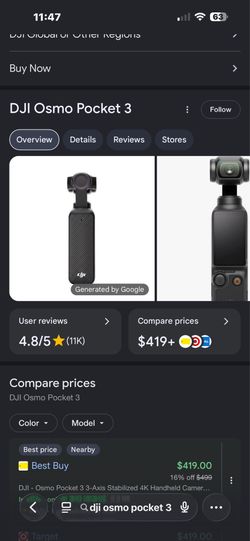 Dji osmo pocket 3
