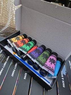 2 X Face Paint Cream Body Painting Kit 14 Color Cream Face Paint easy Wash