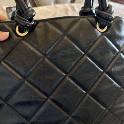 Black Leather Purse