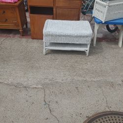 Wicker Coffee Or End Table