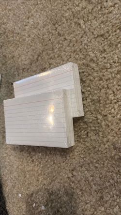 New 2 pack of index cards
