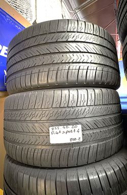 ✅ 2 Used Tires 255/40ZR20 MICHELIN PILOT SPORT4 ALL SEASON 255 40 20