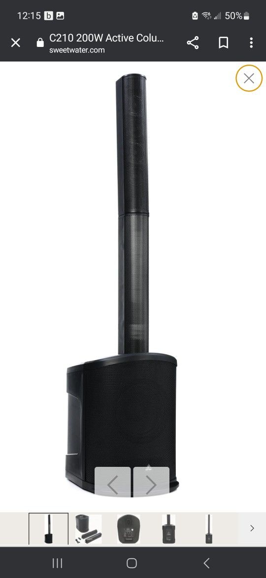 Behringer C10 speakers. $280.