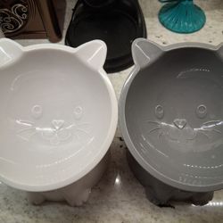 Set Of Cat Bowls