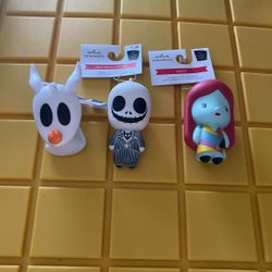 NIGHTMARE BEFORE XMAS ORNAMENTS
