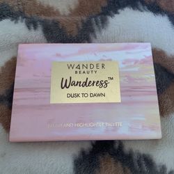 Wander Beauty Wanderess Dusk to Dawn Blush and Highlighter Palette