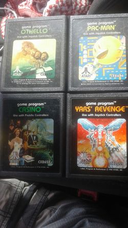 Atari cartdridges ( UV)