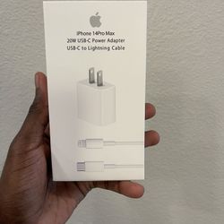 20W USB-C Power Adapter & Lighting Cable Set