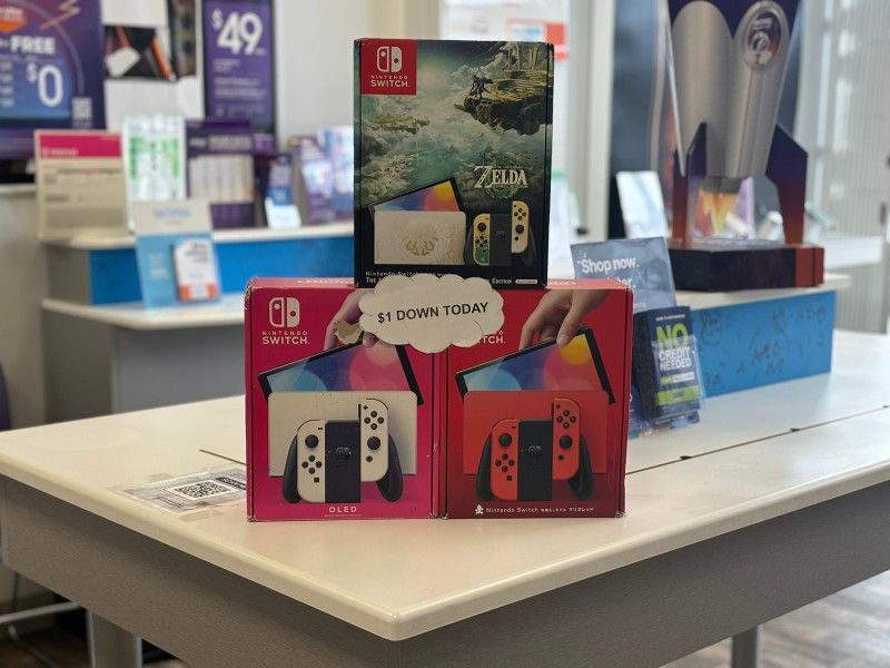 Nintendo Switch Oled Gaming Console Pay $1 DOWN AVAILABLE NO CREDIT NEEDED