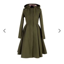 Khaki Green Waterproof Rainsisters Coat