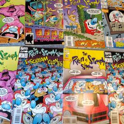 Red and Stimpy show comic books