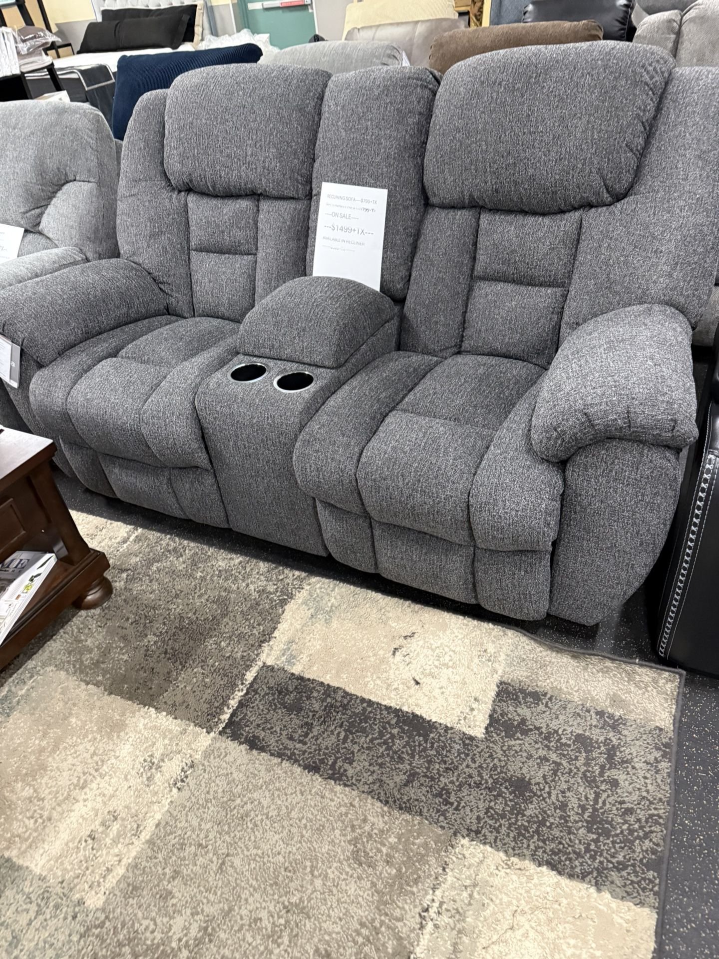 Reclining Sofa & Reclining Love Seat On Sale