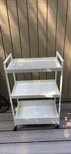 3 tier rolling metal utility cart p/u Bellevue 98008