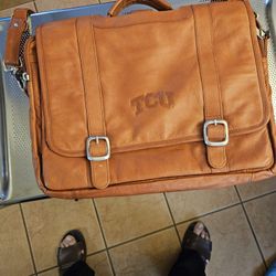 TCU LABTOP LEATHER CASE 