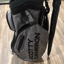 Scotty Cameron 2019THE OPEN Limited Golf Caddy Bag Cart Bag Grey
