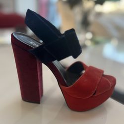 Made in Italy Dixie Velvet Heels – Size 36 (US 6)