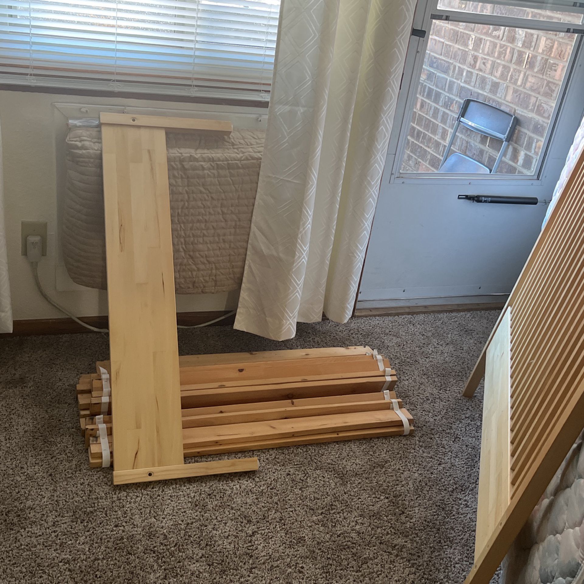 Twin Bed Frame And mattress 