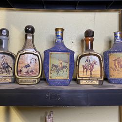 Beam Vintage Liquor Bottles