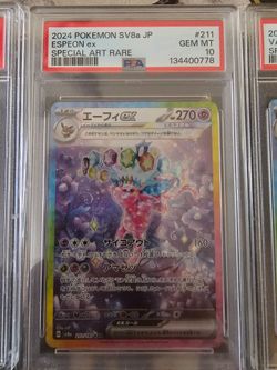 PSA 10  Pokemon Card slabs and raw