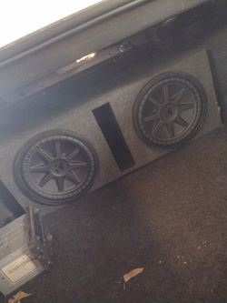 Kicker Sound System 2 12" And 4000w Ssl Amp