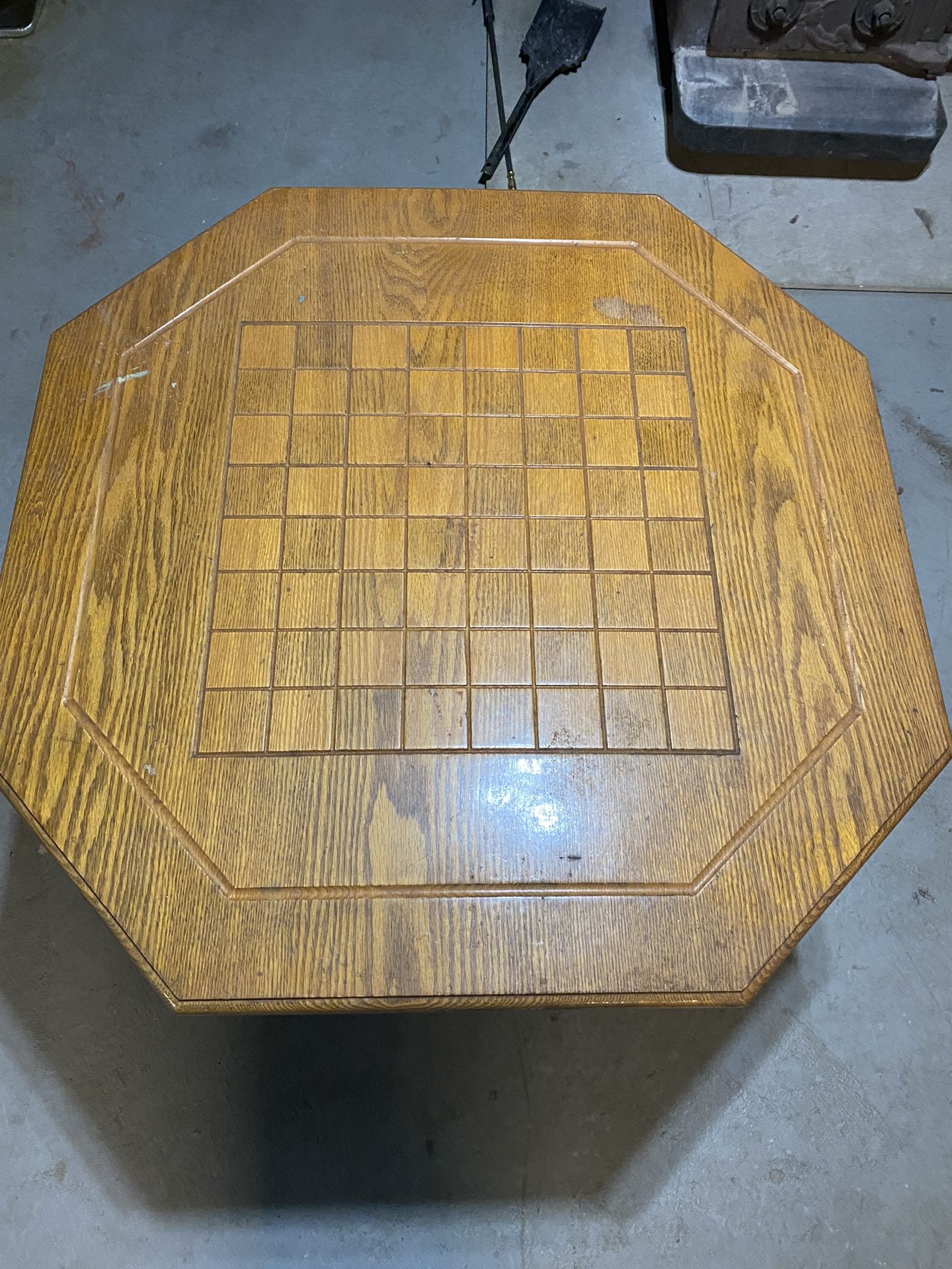Checkerboard table
