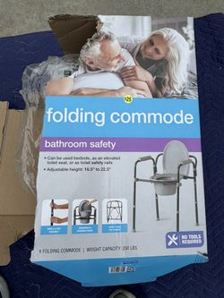 Folding Commode New