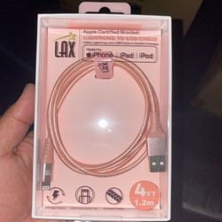 Pink iPhone Charger