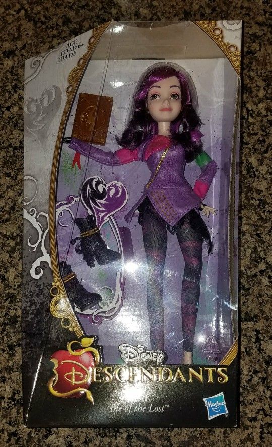 New Disney Descendants Mal Barbie Doll