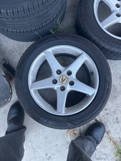 Acura 5-Spoke Alloy Wheels with Tires