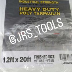 Heavy Duty Tarp Lona Waterproof New! 