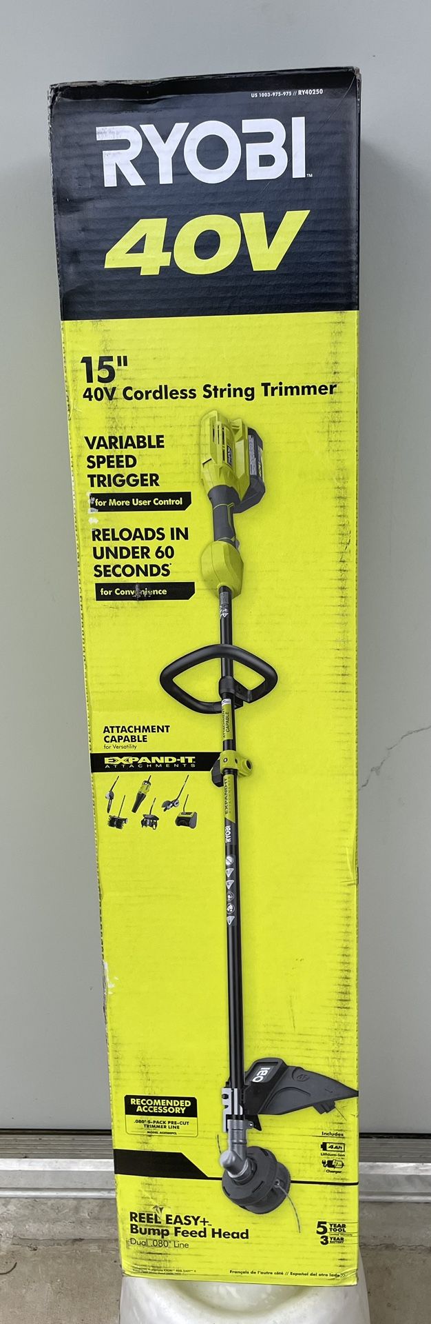 Ryobi Cordless String Trimmer (NIB) - Weed eater