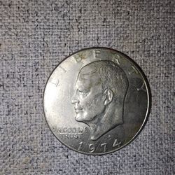 1974 Liberty silver Dollar