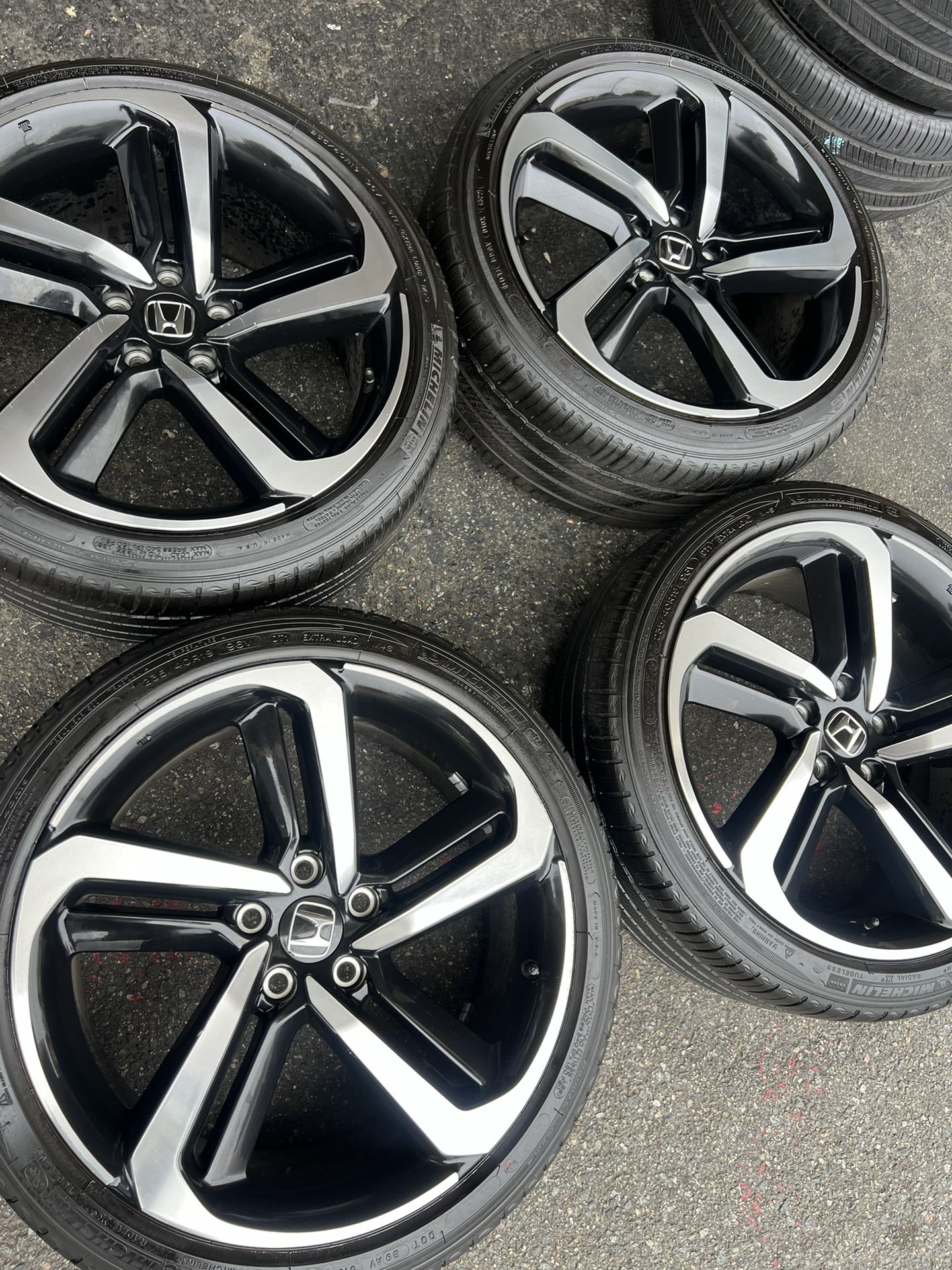 Rims Tires 19 Oem Honda Accord Sport Michelin Tires 85%80%