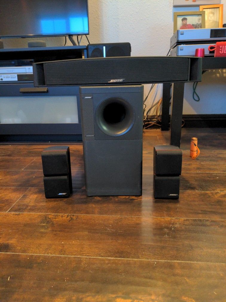 Bose Speaker Set AM 500 and Yamaha Receiver RX-V 596