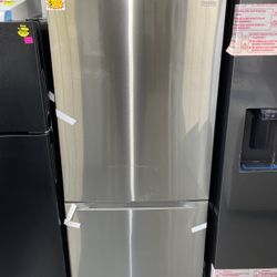Vissani Refrigerator Bottom Freezer In Stainless Steel 