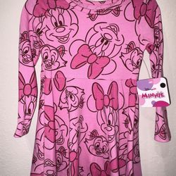 New Disney Minnie Girls Pink Dress Sizes 2T or 4T