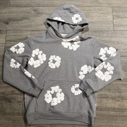 Denim Tears Grey Hoodie Mens Size Medium