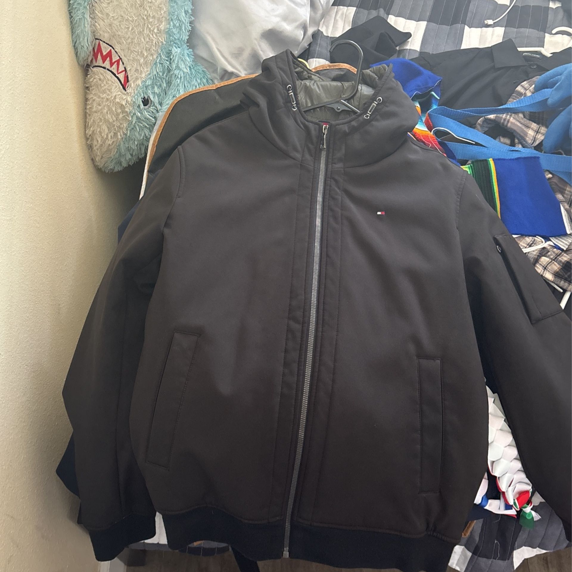 Tommy Hilfiger 3 Layer Wind Breaker( Water Resistant And Wind Resistant) Negotionable!!!!!!!